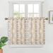 CAROMIO Yellow Kitchen Tier Curtains for Windows Rod Pocket Room Darkening Bathroom Window Curtains Set 26 x 36 Yellow