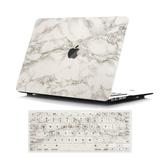Case for MacBook Pro 15 inch with Keyboard Cover MacBook Pro 15 inch Case 2020 Release A1707 A1990 GMYLE Hard Snap on Hard Shell Case Cover with Keyboard Skin Set (White Marble 2)