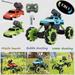 FOCUSSEXY 3-in 1 RC Car High Speed Remote Control Car for Kids 4-12 Year Old 1:14 Scale Off Road Vehicle Electric Monster Trucks 2.4GHz All Terrain Toy Trucks Gifts for Boys Children Kids Birthday
