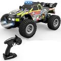 All Terrain Remote Control Car Off-Road Monster Truck with Flash LED 2.4GHz Perfect Birthday & Christmas Gifts for KId