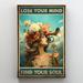 Trinx Vintage Music Lose Your Mind Find Your Soul - Wrapped Canvas Graphic Art Canvas in Black/Green/Yellow | 20 H x 16 W x 1.25 D in | Wayfair