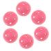 6 Pieces Perforated Golf Balls Indoor Home Practice Ball Pink