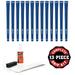 Karma Velour Blue Jumbo- 13 piece Golf Grip Kit (with tape solvent vise clamp)