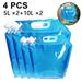 Collapsible Water Container BPA Free Plastic Water Carrier Outdoor Folding Water Bag for Sport Camping Riding Mountaineer