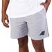 Men's Concepts Sport Gray/White Carolina Panthers Tradition Woven Jam Shorts