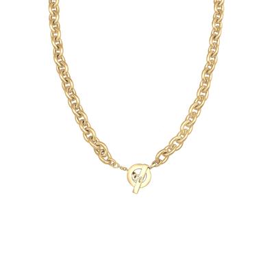 Elli PREMIUM Ankerkette Grob Glieder Unisex 925 Silber rhodiniert goldfarben Image
