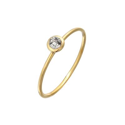 Elli PREMIUM Turmalin Solitär 375 Gelbgold 52 Damen Image