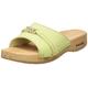 woody Damen Alice Holzschuh, Verde Acido, 40 EU