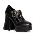 LAMODA Damen On My Toes Court Shoe, Black Pu, 39 EU