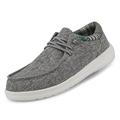 Hey Dude Paul - Herrenschuhe - Farbe Chambray Grey - Freizeitschuhe im Mokassin-Stil - Größe 45