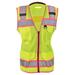 Women s High Visibility Safety Vest with Pink Trim Type R Class 2 Medium SAFEGEAR