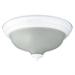 Winston Porter Derouen 2-Light Ribbed Swirl Flush Mount