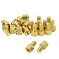 20 PCS Hex Standoff Spacer M4 5+6mm Male Female Hexagonal Thread Brass Spacer Standoff Screws Nuts Spacers Standoffs for PCB Motherboard