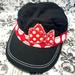 Disney Accessories | Minnie Mouse Women's Hat | Color: Black/Red | Size: Os