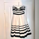 Kate Spade Dresses | Kate Spade Black & White Stripe Dress | Color: Black/White | Size: 0