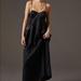 Anthropologie Dresses | Anthropologie Maeve Linen Tie-Back Pleated Front Maxi Dress | Color: Black | Size: 1x