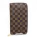 Louis Vuitton Accessories | Louis Vuitton Louis Vuitton Damier Ebene Round Long Wallet Zippy Organizer N6... | Color: Tan | Size: Os