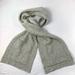 Anthropologie Accessories | Anthropologie - Sleeping On Snow - Gray Snowfall Pearl Embellished Pocket Scarf | Color: Gray | Size: Os
