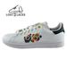 Adidas Shoes | Adidas Stan Smith X Rich Mnisi White Sneakers, New Shoes Gw0567 (Women's Sizes) | Color: Black/White | Size: Various