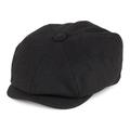 Christys Hats Melton Wool Newsboy Cap Black Large [Apparel]