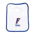 Newborn & Infant White/Royal Florida Gators Alternate Logo Personalized Bib