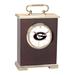 Georgia Bulldogs Primary Team Logo Carriage Clock