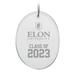 Elon Phoenix Class of 2023 2.75'' x 3.75'' Glass Oval Ornament
