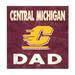 Central Michigan Chippewas 10'' x Dad Plaque