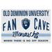 Old Dominion Monarchs 24'' x 34'' Fan Cave Wood Sign