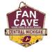 Cent. Michigan Chippewas 20'' x Fan Cave Badge Sign