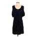 Old Navy Casual Dress - DropWaist: Blue Solid Dresses - Women's Size Small