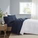 Madison Park 600 Thread Count Pima Cotton Sheet Set in Navy (King) - Olliix MP20-8002