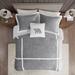 Woolrich Orlen Plush to Sherpa Comforter Set in Grey (Full/Queen) - Olliix WR10-3840