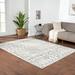 Madison Park Hannah Moroccan Global Woven Area Rug in Light Grey/Cream - Olliix MP35-8027