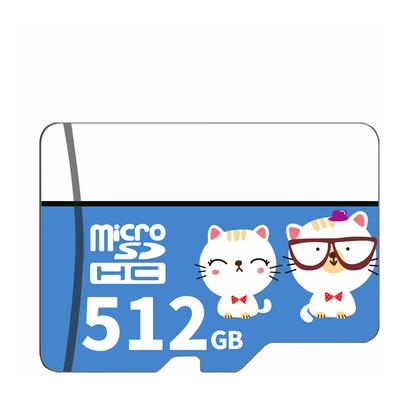 Micro SD-Karte Class10 TF-Karte 512 GB Speicherkarte für Smartphone Tablet PC Car Recorder, 512 GB