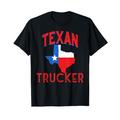 Texan Trucker Flagge Proud Vintage Texas T-Shirt