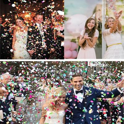 Push- Confetti For Create Atmosphere Such As Weddings And Parties