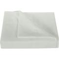 600 Thread Count 3 Piece Flat Sheet ( 1 Flat Sheet + 2- Pillow cover ) 100% Egyptian Cotton Color Silver Grey Solid Size Full