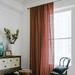 Bohemian Striped Window Curtain with White Lace Rod Pocket Colorful Vintage Thin Semi-Blackout Cotton Linen Darkening Drapes for Bedroom Dining Living Room