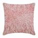 Pillow Covers Pink Pillow Cover Ribbon Art Work Abstract Pillow Cover 18x18 inch (45x45 cm) Cushion Cover Square Silk Throw Pillow Cover Floral Modern Solid - Pink Paradise