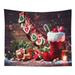 Outfmvch Christmas Decorations Home Decor Wall Tapestry Christmas Colorful Tapestry Background Party Family Christmas Wall Decoration