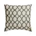 Decorative Pillow Cover Blue 22 x22 (55x55 cm) Sqaure Throw Pillows Linen Trellis & Beaded Throw Pillows For Couch Geometric Pattern Modern Style - Trellis Criss Cross