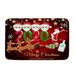 hoksml Christmas Clearance Deals Christmas Decorations 1pc Merry Christmas Welcome Doormats Indoor Home Carpets Decor 40x60CM Gift