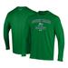 Men's Under Armour Green Notre Dame Fighting Irish Hockey Arch Over Performance Long Sleeve T-Shirt