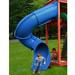 Swing-n-Slide Turbo Spiral Slide 7' Deck in Blue | 118.75 H x 58.69 W x 63.44 D in | Wayfair WS 3030