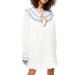 Free People Dresses | Nwt Free People Erin Embroidered Dress Ivory Combo Small S | Color: Blue/White | Size: S