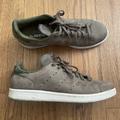 Adidas Shoes | Adidas Originals Stan Smith Tennis Shoes S75544 Olive Green / Camo Mens 9 | Color: Green/White | Size: 9