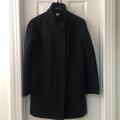 J. Crew Jackets & Coats | J.Crew Black Cocoon Coat | Color: Black | Size: 00