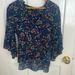 Jessica Simpson Tops | Jessica Simpson Light Airy Navy Blue Top. Size Small Junior. | Color: Blue | Size: Sj