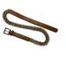 Giani Bernini Accessories | Giani Bernini Cognac Brown And Gold Link Belt Size Small New | Color: Brown | Size: S